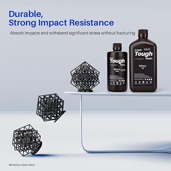 ELEGOO Tough 3D Printer Resin Black 1000g