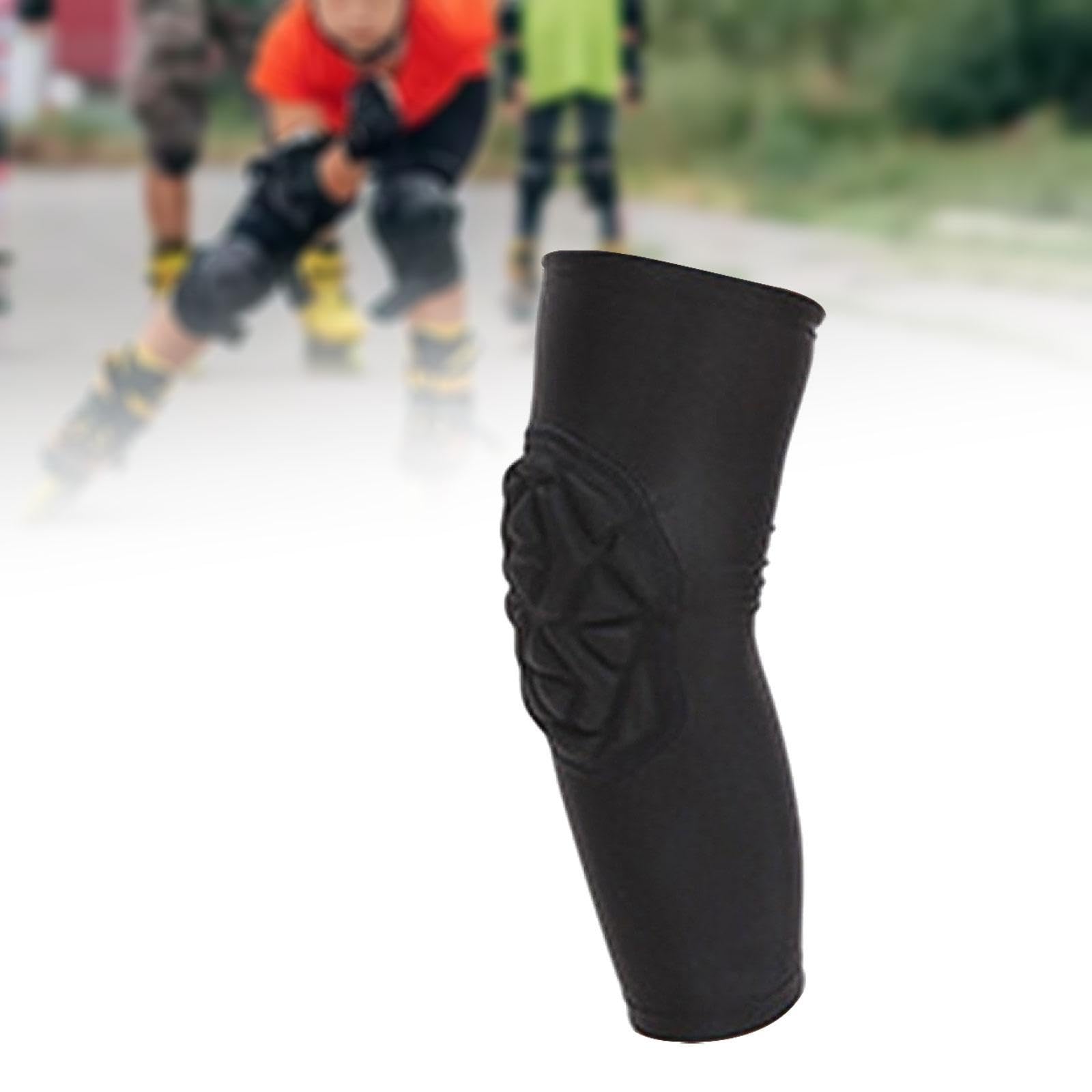 rockible Knee Pad for Kids Kneepad Soft Anti Slip Support Knee Brace Protective Gear for Cycling Tennis Basketball Snowboard Wrestling, XL