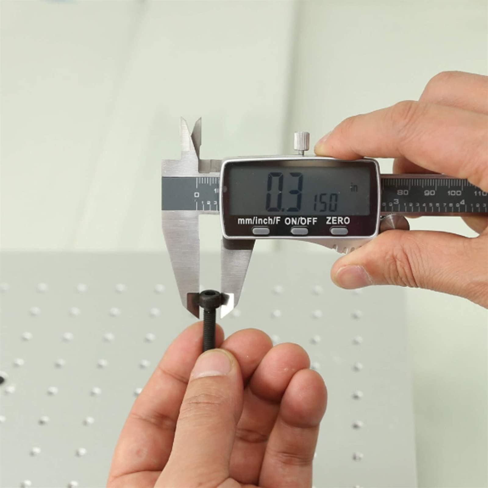 Suwmiarka Cyfrowa, Zakres Pomiaru Od 0 Do 6 Cali/Od 0 Do 150 Mm, Rozdzielczość 0,0005 Cala/0,01 Mm, Suwmiarka Elektroniczna Lcd, Konwersja Ułamków/Cali/Jednostek Metrycznych