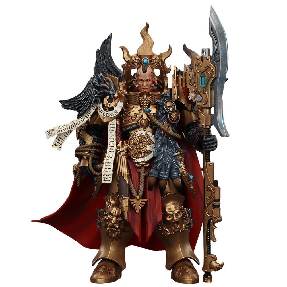 JOYTOY Warhammer 40K Action Figure 1/18 – Templari Neri Redentore Dreadnought, Modello Da Collezione Dipinto A Mano, Alta Dettaglio - 5