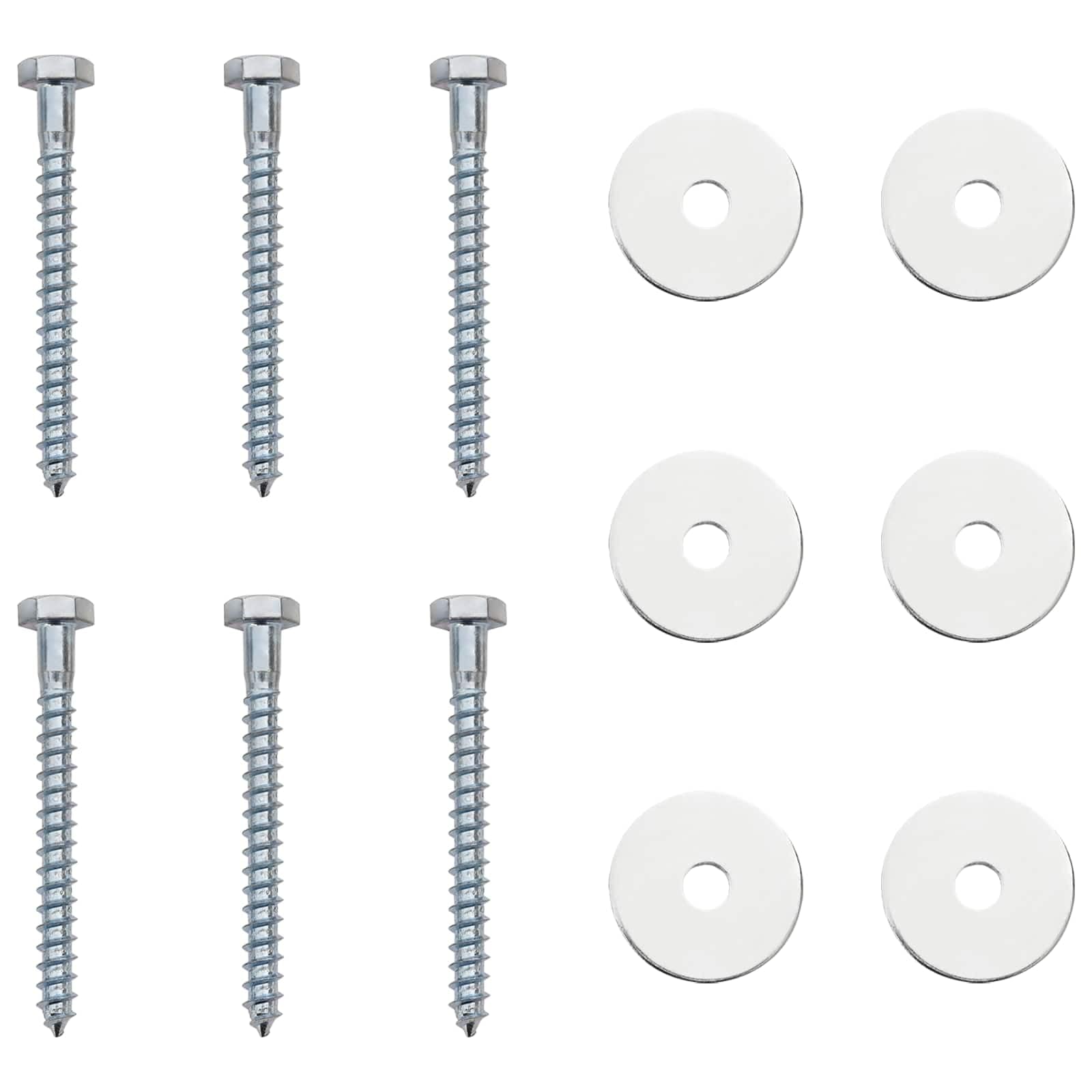 6 picchetti di ancoraggio a terra Ø 10 x 60 cm in metallo galvanizzato per fissaggio da giardino, tenda e gazebo