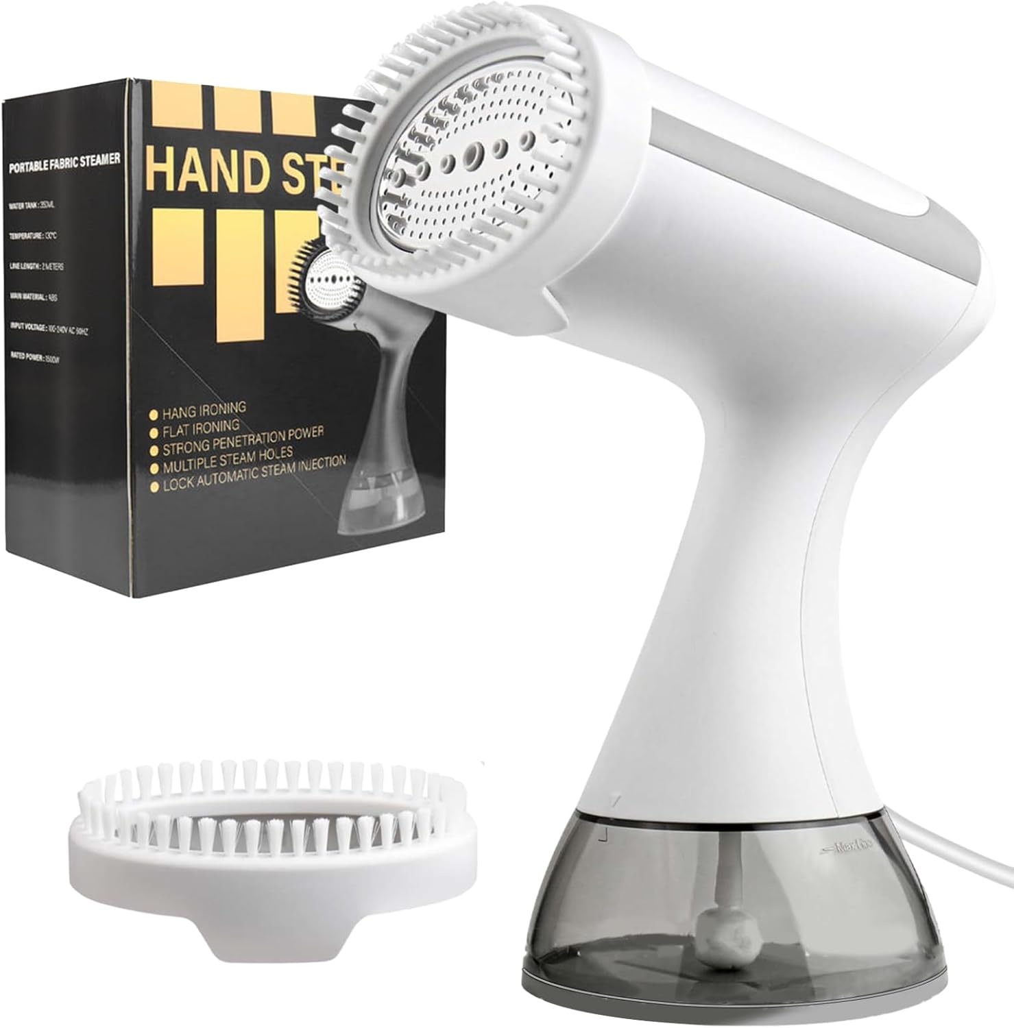 Hand Held Steamer,Travel Steamer Portable Handheld - Professional Powerful Closet for T-Shirts, Shirts, Furniture, Toys, Silk