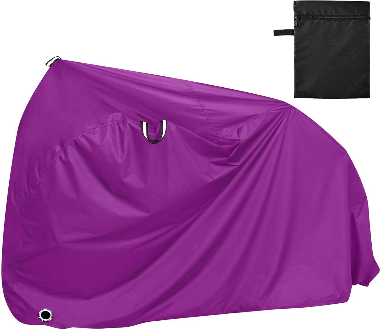 Purple Plain Covers for Bike Waterproof Outdoor Rain Cover Bikes Storage