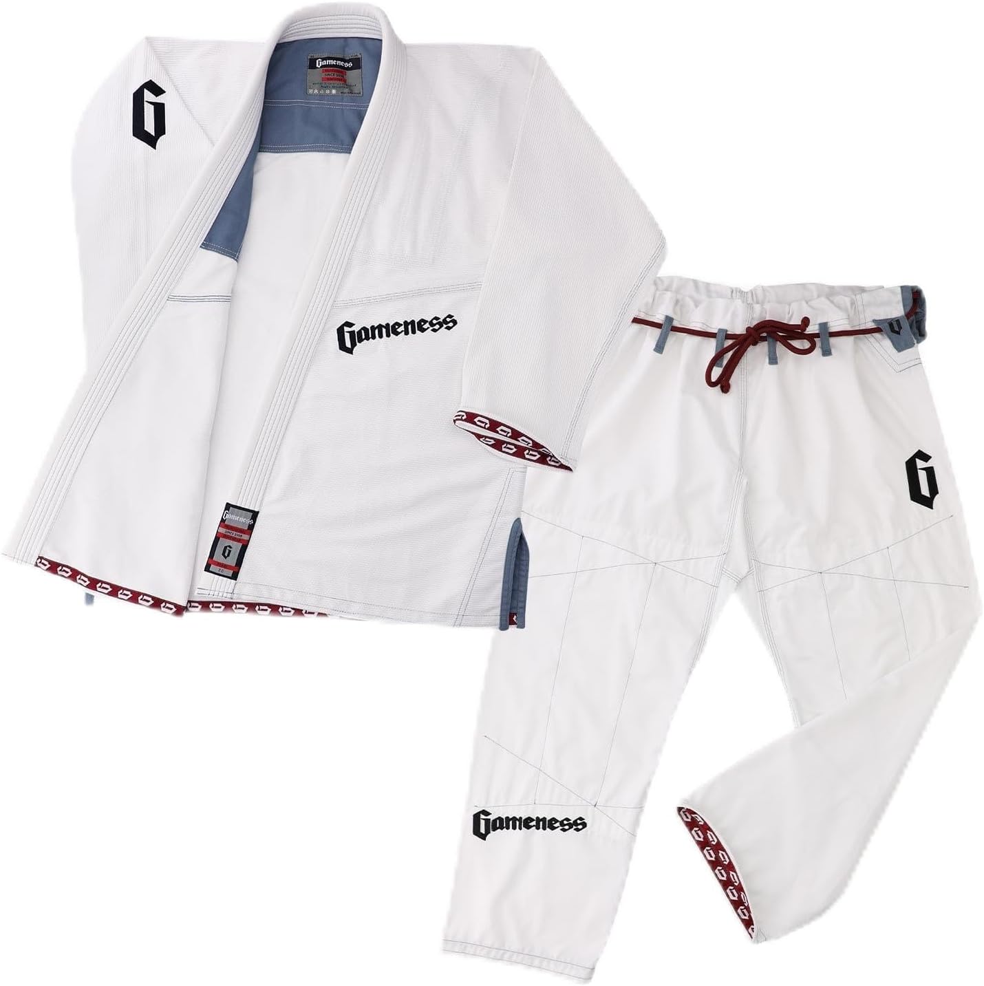 Gameness Female Pearl Gi 2.0 Jiu Jitsu Uniform | BJJ Gi White F4