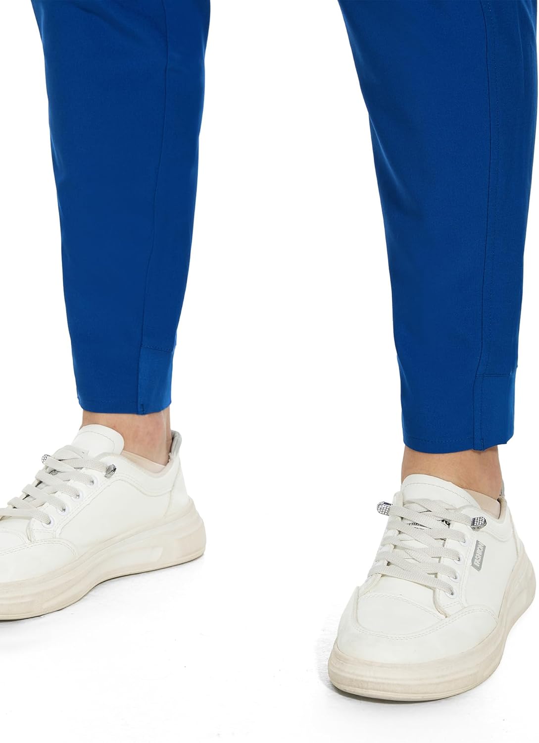 COZYFIT Medical Scrub Pants for Women - Soft Stretch,Drawstring Jogger Pants with 5 Pockets - Image 7