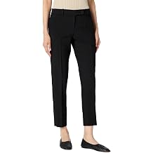 Karl Lagerfeld Womens Straight Leg Belted Suit Pant