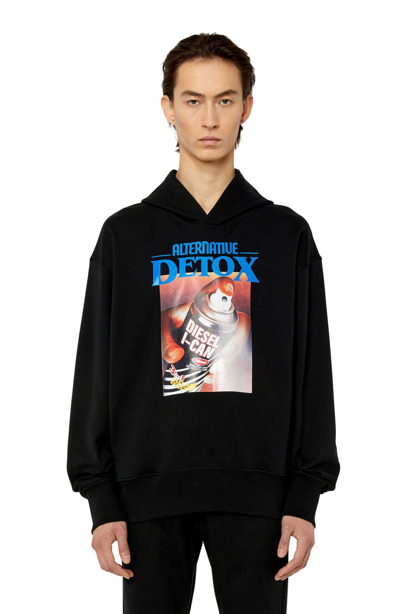 Diesel Detox Oth Men's Hoodie, Black : Amazon.nl: Fashion