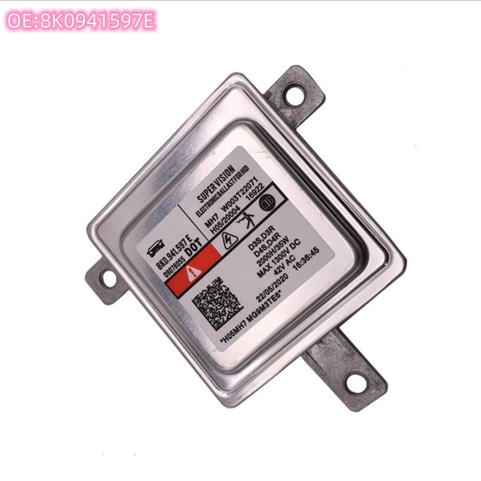 W003T22071 Car Xenon Headlight Ballast D3S D3R D4S D4R 8K0941597E 1Pcs(Red)