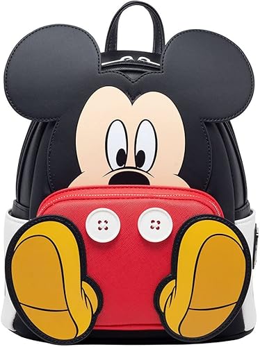 Loungefly Disney Mickey Mouse Cosplay Mini Mochila, Varios colores, Wdbk3030