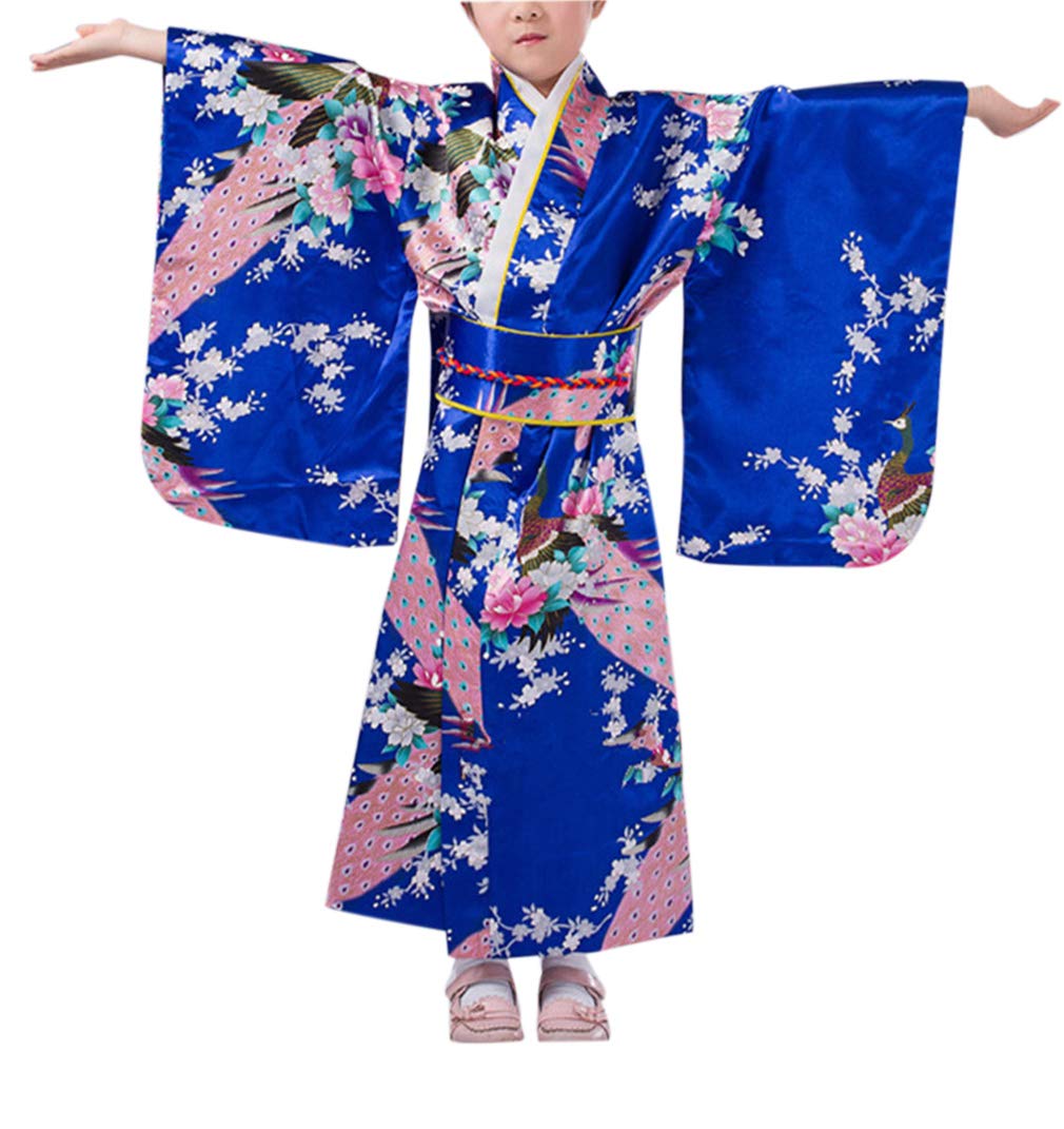 Buy Children Yukata Vintage Japanese Style Girl Kimono Kids Dress