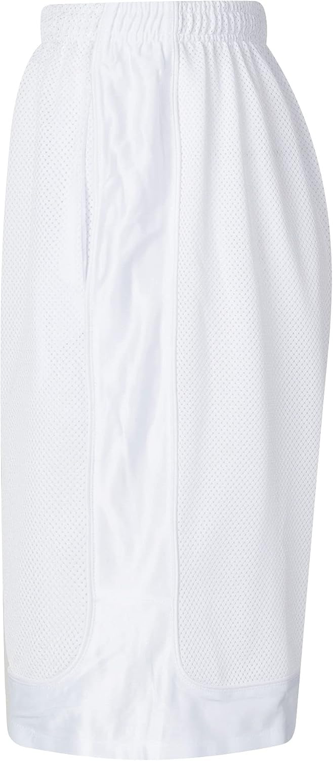 URBEX Long Men's Basketball Shorts with Pockets Athletic Running Gym Workout Sport Shorts - Image 2