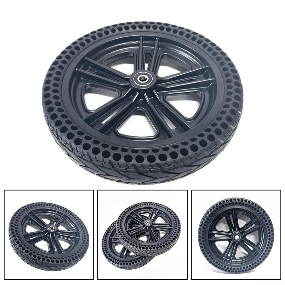 Pneu sans chambre à air 12" 12 5x2 50 pour véhicules électriques et roues de fauteuil roulant avec caoutchouc anti-usure et adhérence améliorée