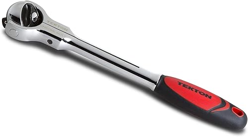 Miniatura 2 de Trinquete con cabeza giratoria de liberación rápida de 14 pulgadas con cabeza redonda de 72 dientes tekton 1490