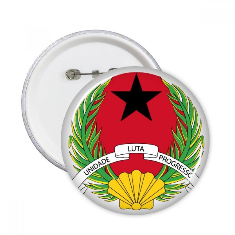 Pins Guinée-Bissau ronds pour personnaliser un sac à dos ou une veste de tous les jours - 3