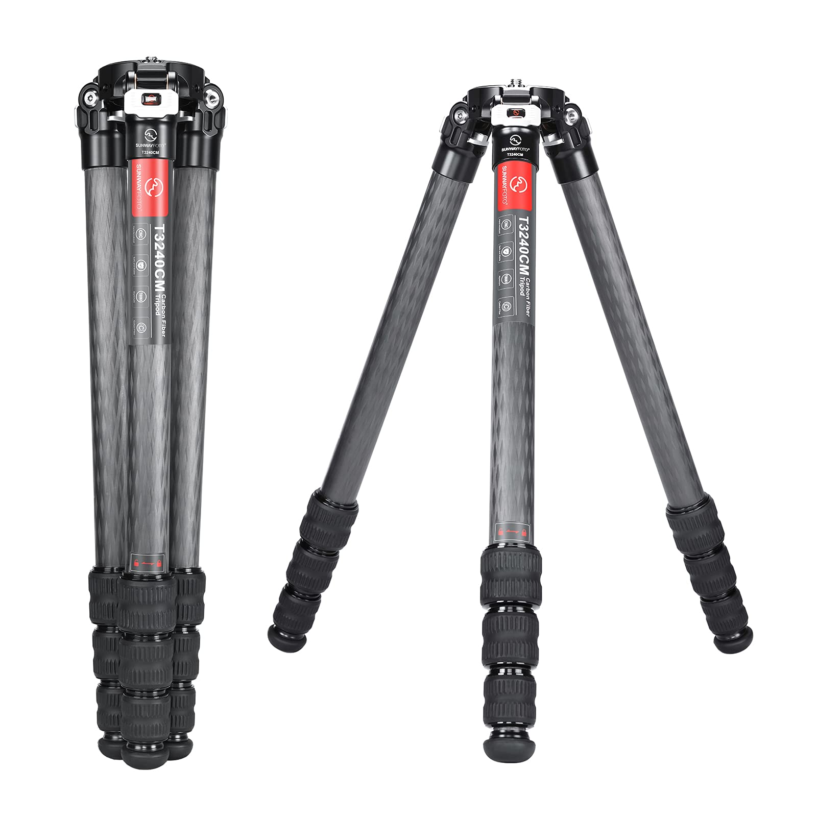 Sunwayfoto T3240cm Fiber Tripod For Video Camera Photography Weight Outdoor Tripod Waterproof,55.0Lb Load