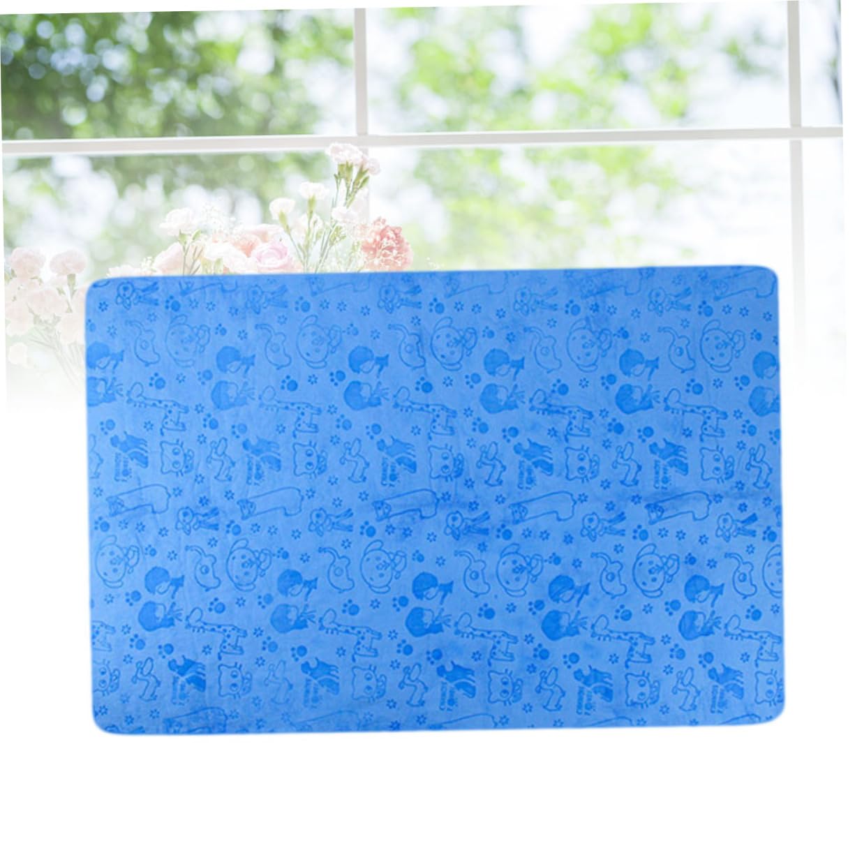 Angoily Dog Bathing Towel Large Soft Cotton Material Pet Towel Deer Skin Texture Quick Dry for Car and Home Random