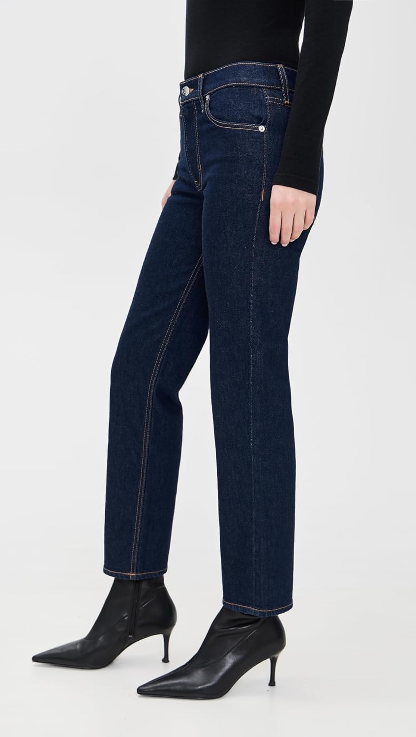 Veronica Beard Jean Women's Leah Mid Rise Straight Leg Jeans - Image 4