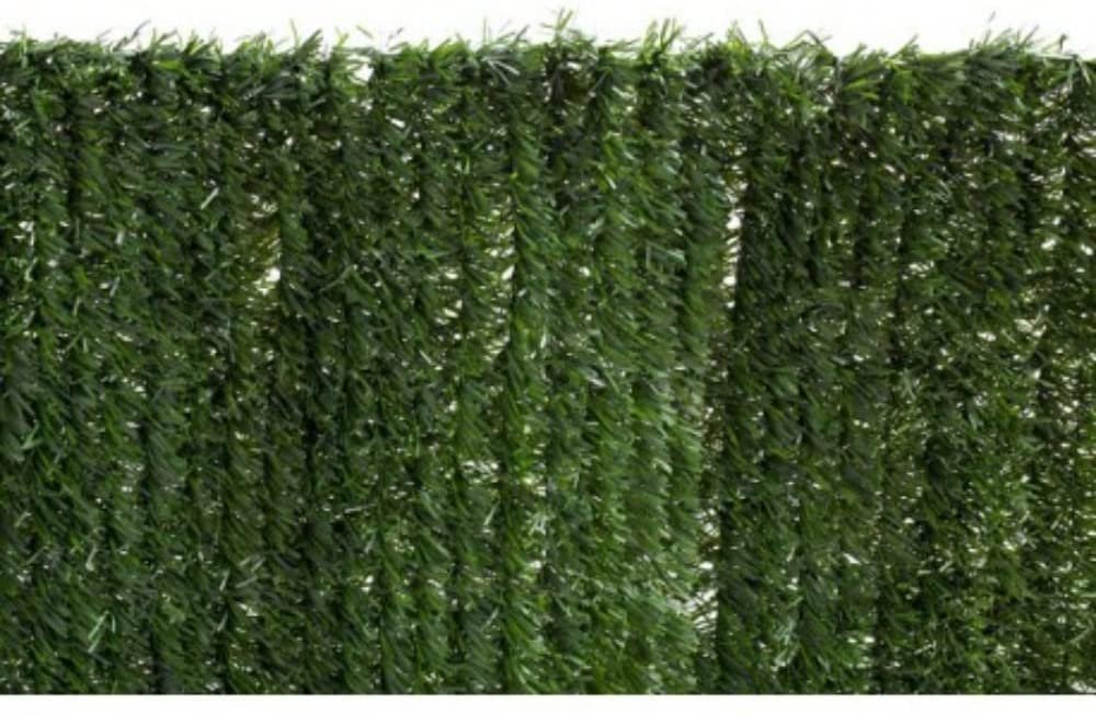 Mugar- Seto artificial/cerramiento de jardín de varias alturas. Dos modelos y tres medidas disponibles. 85 y 90%. (Seto 30 varillas, 1x3m)