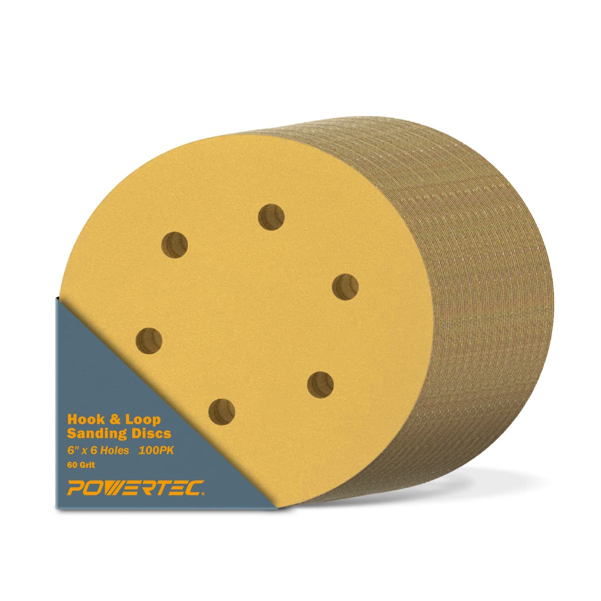 POWERTEC Sanding Discs - 5 Grit Assortment -14 POWERTEC Sanding Discs - 5 Grit Assortment -14