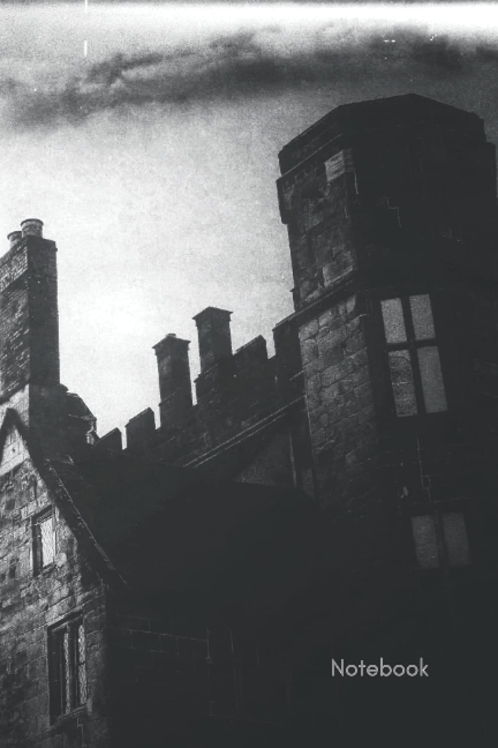 Notebook - Gothic Building: A4, Lined Notebook, Planner, Diary, Sketchbook, Writing, Gift, Student, Vintage, Paranormal