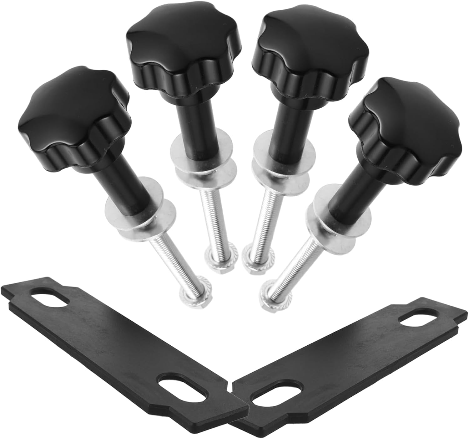 1 Set Off Road Track Mounting Bracket Kit Easy Installation for Securing Traction Boards and Accessories Vehicle Roof Racks Compatible with Various Models