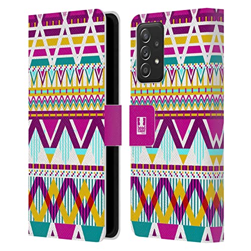 Étui portefeuille Galaxy A53 5G Head Case Designs motif Sucre Aztèque