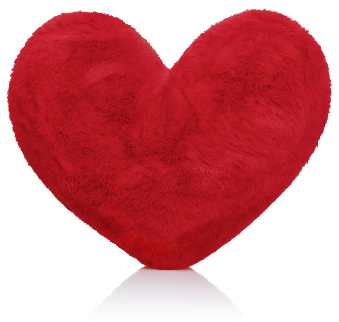 Cuscino decorativo per San Valentino, morbido e adorabile cuscino a forma di fiore a sei petali in pelliccia di coniglio finta, perfetto per camera da letto, divano, letto e altre decorazioni per