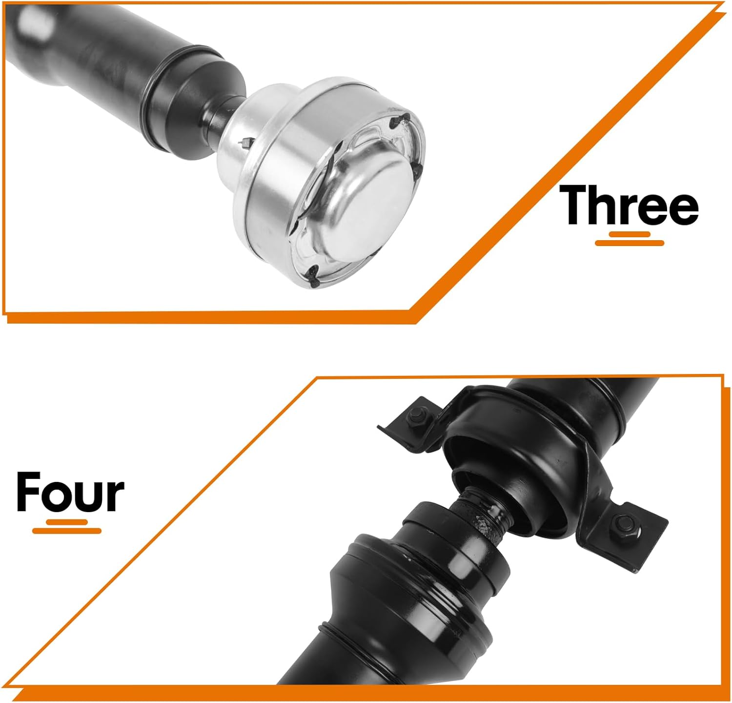 48.6''-49.4'' Rear Drive Shaft Assembly Compatible with Jeep Grand Cherokee 2011-2019 [Fits V6 3.6L & AWD Only] Replace 52123631AA 976-970