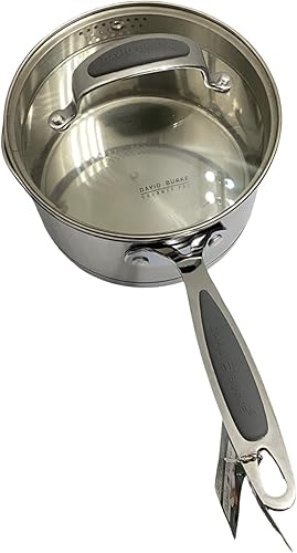 Miniatura 4 de David Burke Gourmet Pro Stature EZ Strain Cookware (sartén de 2.5 cuartos de galón)