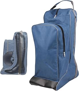 Classic Design Equestrian Boot Bag, Sturdy Tall Boot Bag, Equestrian Equipment Organizer, Sturdy Polyester Boot Bag 60 x 38 x 22 cm para Actividades al Aire Libre, hogar, Viajes, Color Azul