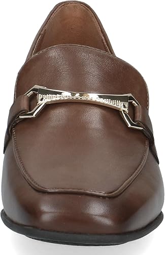 Mocassin Femme Caprice 9-24206-41 - Largeur G, Talon 3 Cm, Cuir, Semelle Airmotion - Pantoufle Confort