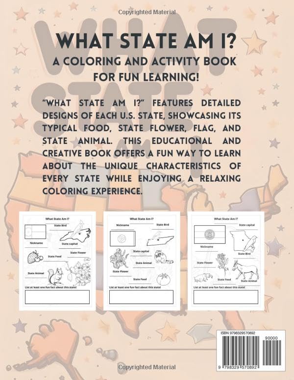 What State Am I?: A Coloring and Activity Book for Fun Learning - Image 2