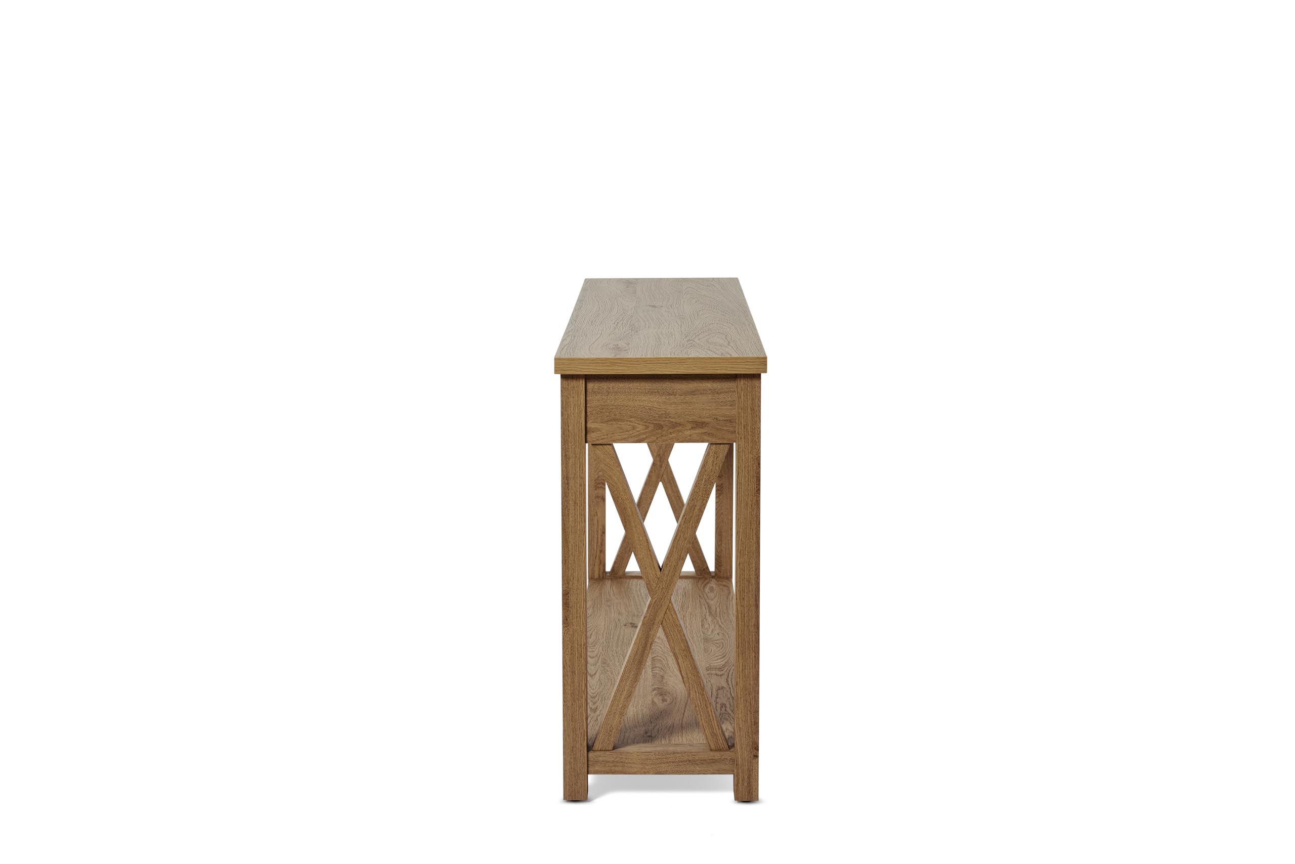 Jahnke Chalet Console SK - Console Engineered Wood, rovere Montana Nb, taglia unica