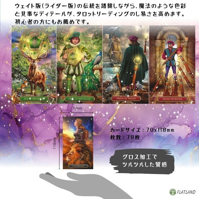 Amazon.co.jp: ギルデッド タロット ロワイヤル デッキ Gilded Tarot