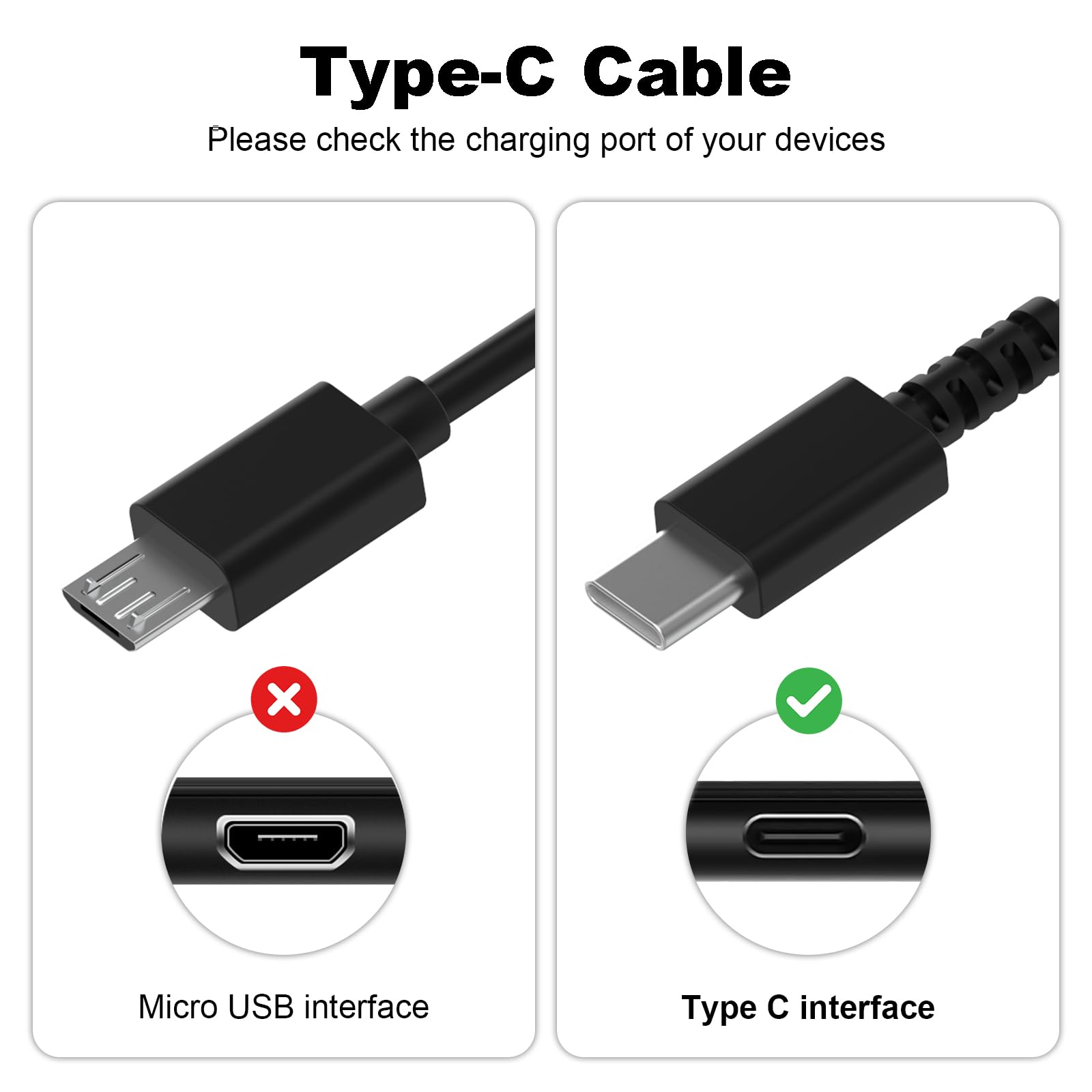 Zosvoses Type C Charging Cable For Logitech Gaming Gear - Fast Charge For Headsets & Mice