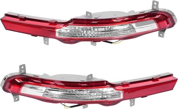 Rear Bumper Fog Lights For 2011 2012 2013 2014 2015 2016 Kia Sportage Halogen Rear Bumper Lights Driver and Passenger Side A Pair