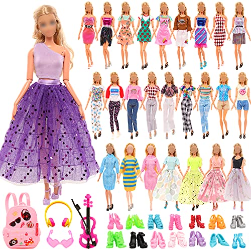 Miunana 5 Mini Vestiti + 3 Abiti + 2 Vestiti Alla Moda + 6 Corone + 6