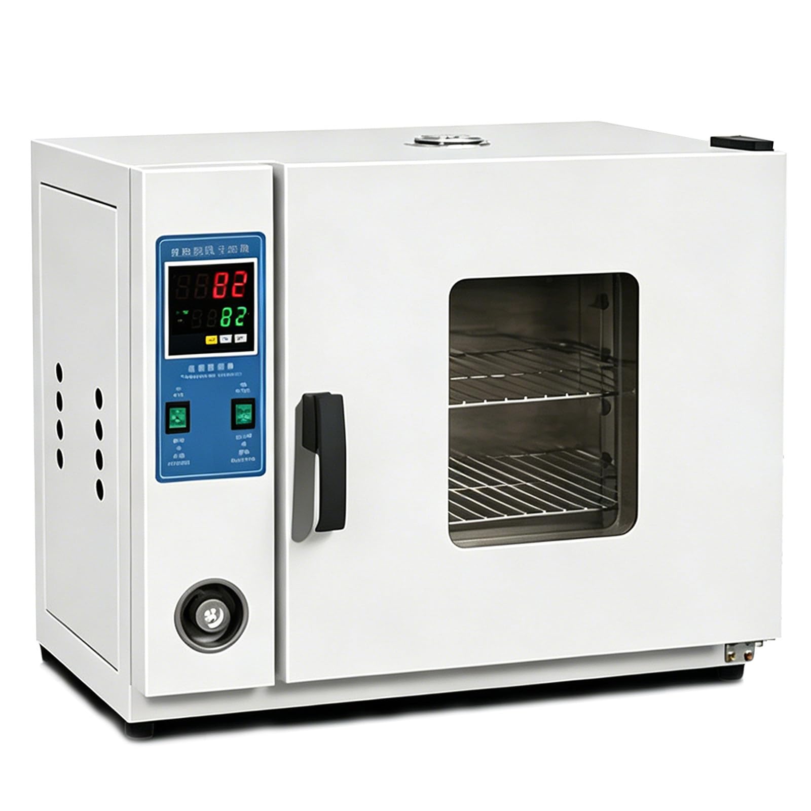KRYANFEN Laboratory Blast Drying Oven 15L Electric Constant Temperature Forced Ventilation Drying Oven with PID Control 300°C for Drying Heating Testing in Industrial Lab Use 70LModelA