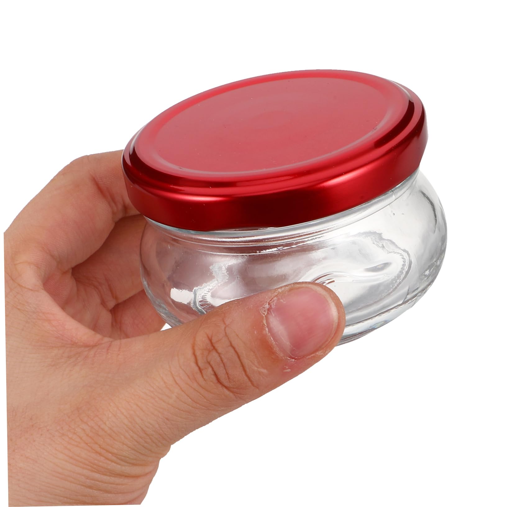 HOMOCONO 5 Stücke Glas Marmelade Lagerung Glas Mit Deckel Klar Versiegelt Behälter Für Haushalt Lebensmittel Aufbewahrung Küche, Haushalt & Wohnen