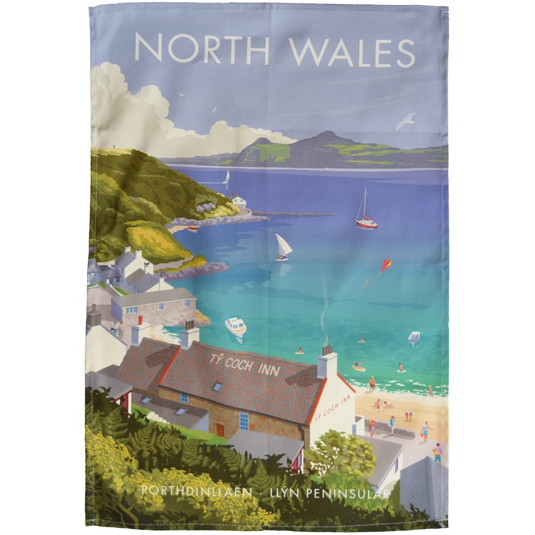 Town Towels North Wales - Porthdinllaen Tea Towel