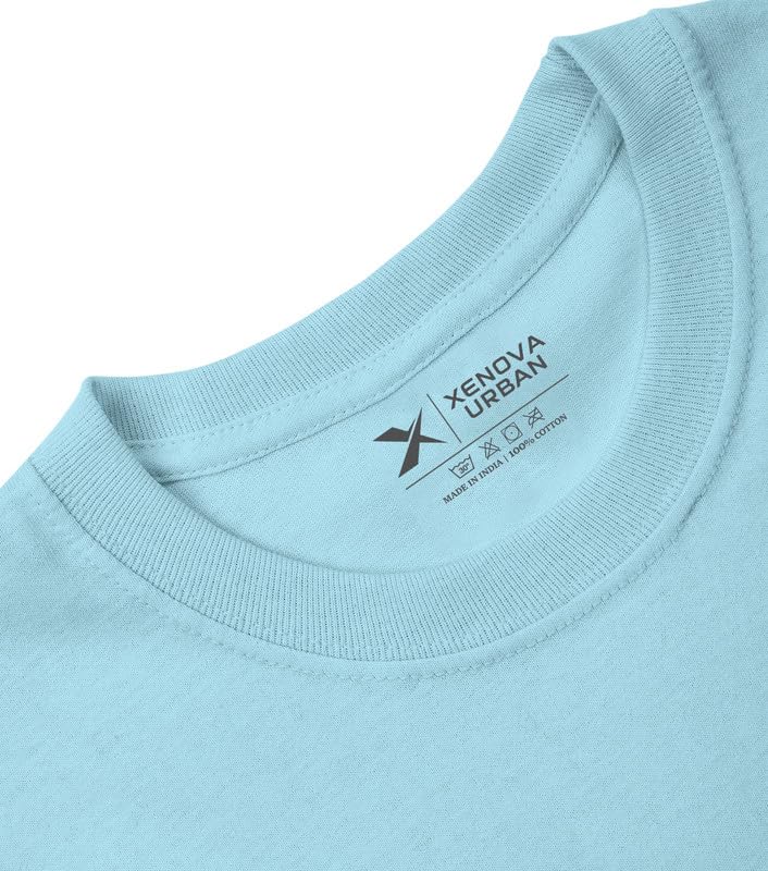 Image of XENOVAURBAN Unisex Regular Cotton Combo of 3 Solid Color Tshirt