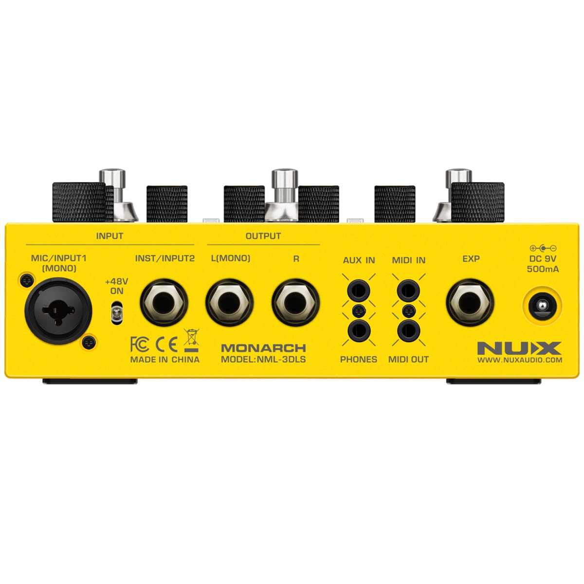 NUX Dual Loop Stereo Looper Pedal, Dual-Track Looper, Gitarrenpedal für E-Gitarre, 4 Effekte, 42 Rhythmus-Presets mit 672 Rhythmus-Variationen, 26 Stunden Aufnahmezeit, 99 Phrasenspeicher