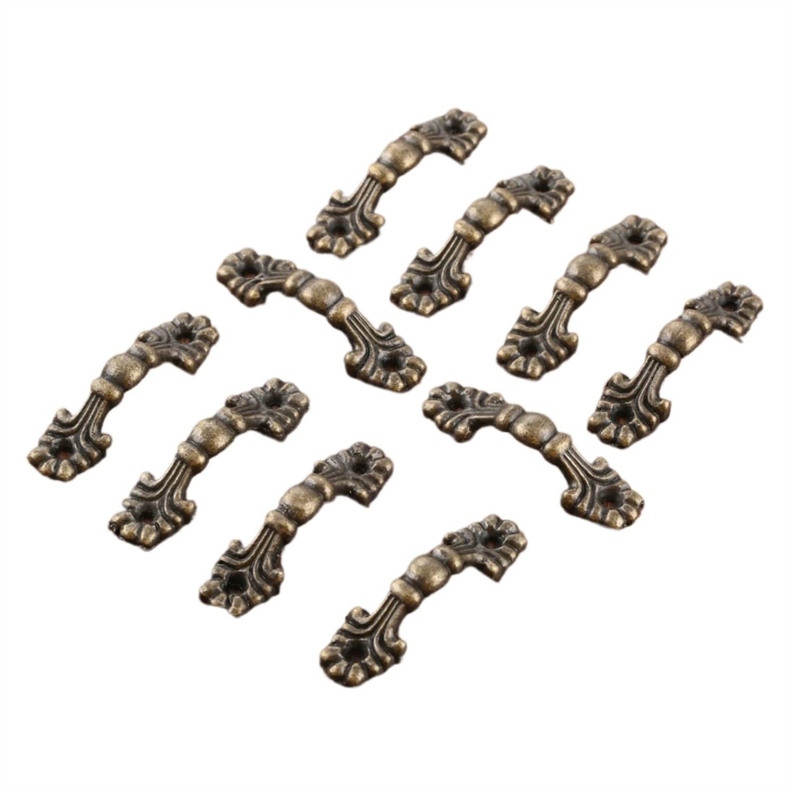 Poignées de meuble vintage en bronze de 42mm pour customiser vos coffrets de rangement