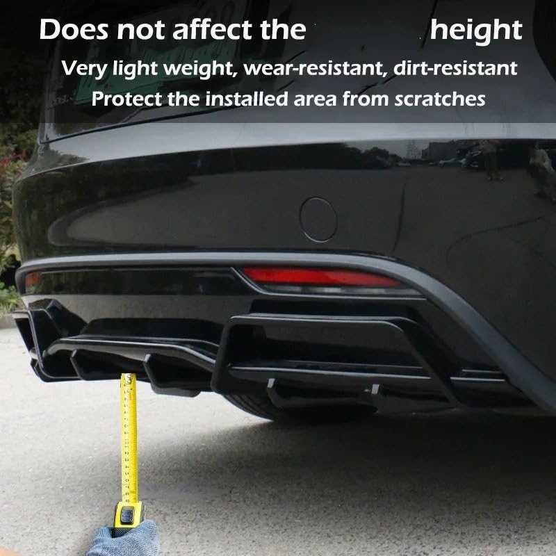 Alerón difusor trasero de alta resistencia en ABS para Tesla Model 3 Highland 2023 4
