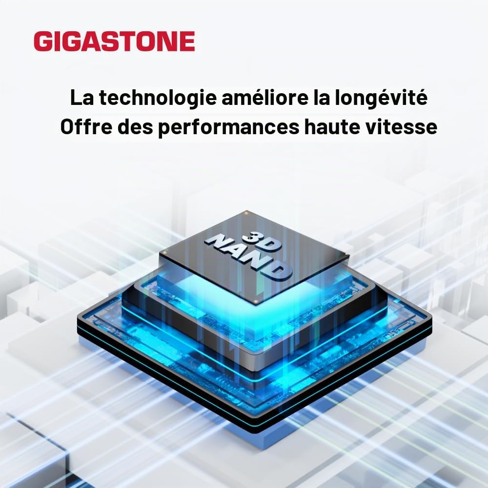 GIGASTONE 128Go Clé USB Nano Flash (Lot de 5) Z90 USB 3.2 Gen 1, 100Mo/s Ultra Rapide, Design Métallique, Mini, Stockage et Sauvegarde pour PC/Mac/TV/Voiture, USB 2.0/3.0/3.1 Compatible