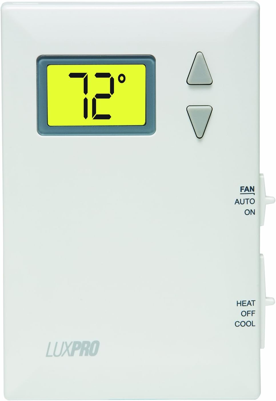 Lux Pro PSDH121B Mechanical NonProgrammable Thermostat; Heat Pump Only