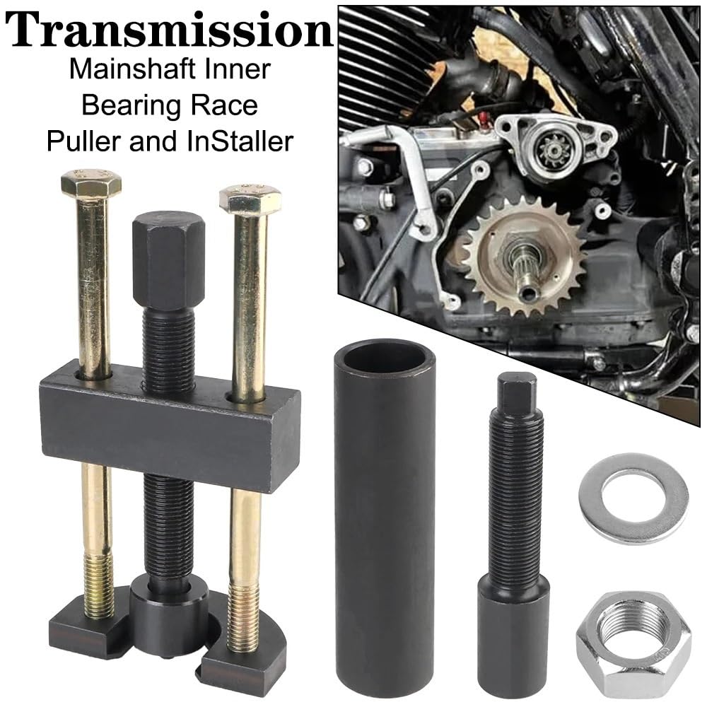 Extractor de Volante Motor Negro para Herramienta de Carrera de cojinete Interior del Eje Principal Herramienta de extracción 34902-84 instalador transmisión Big Twin(A and B)