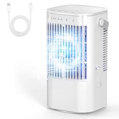 Portable Air Conditioners 4-in-1 Mini Small Air Conditioner Evaporative Air Cooler Fan with 1000ml Water Tank 3 Speeds