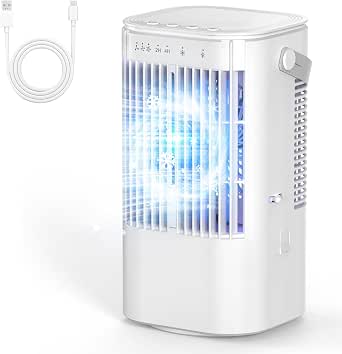 Mini Climatiseur Mobile 4 En 1 1000ml - Refroidisseur D'Air Portable Sans Tuyau