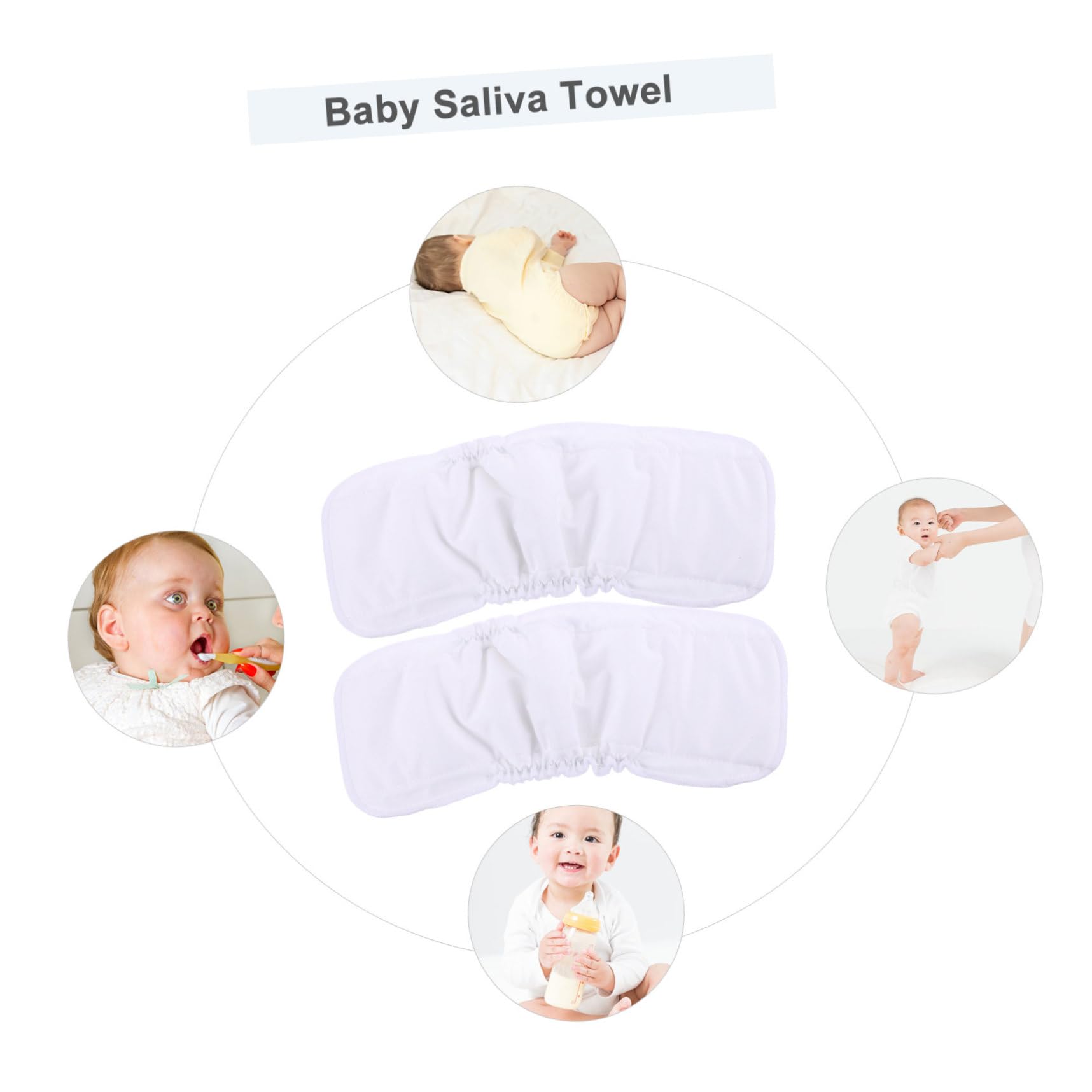 6 Stück Waschbare Windeleinlage aus Bambusfaser für Babys Hochabsorbierend Wiederverwendbar für Wickelunterlage Weiche und Saugfähige Babywindeleinlage